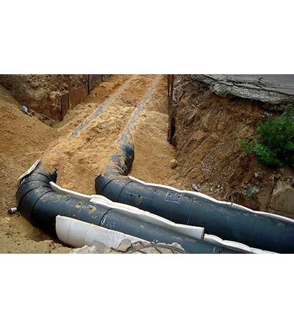 Пенополиуретановые отводы с покрытием из битумной бумаги ППУ