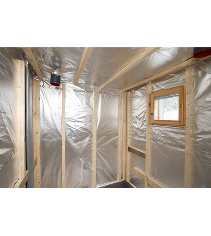 Фольгированный минераловатный мат ТЕХНОНИКОЛЬ 40 RAlu Баня и Сауна