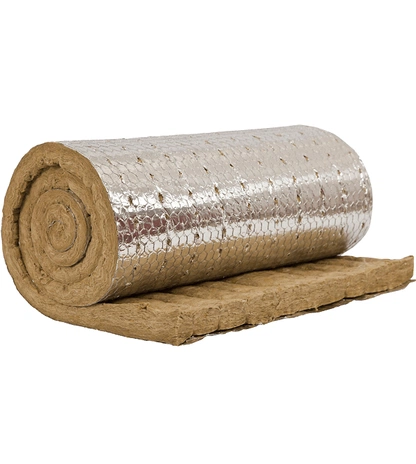 Фольгированный прошивной базальтовый мат ROCKWOOL ALU1 WIRED MAT 105