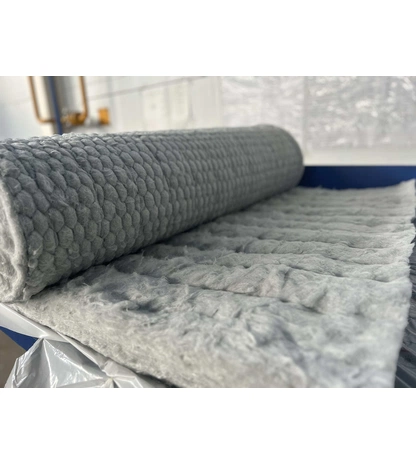 Минераловатный прошивной мат на металлической сетке BASWOOL МП(МС)-125