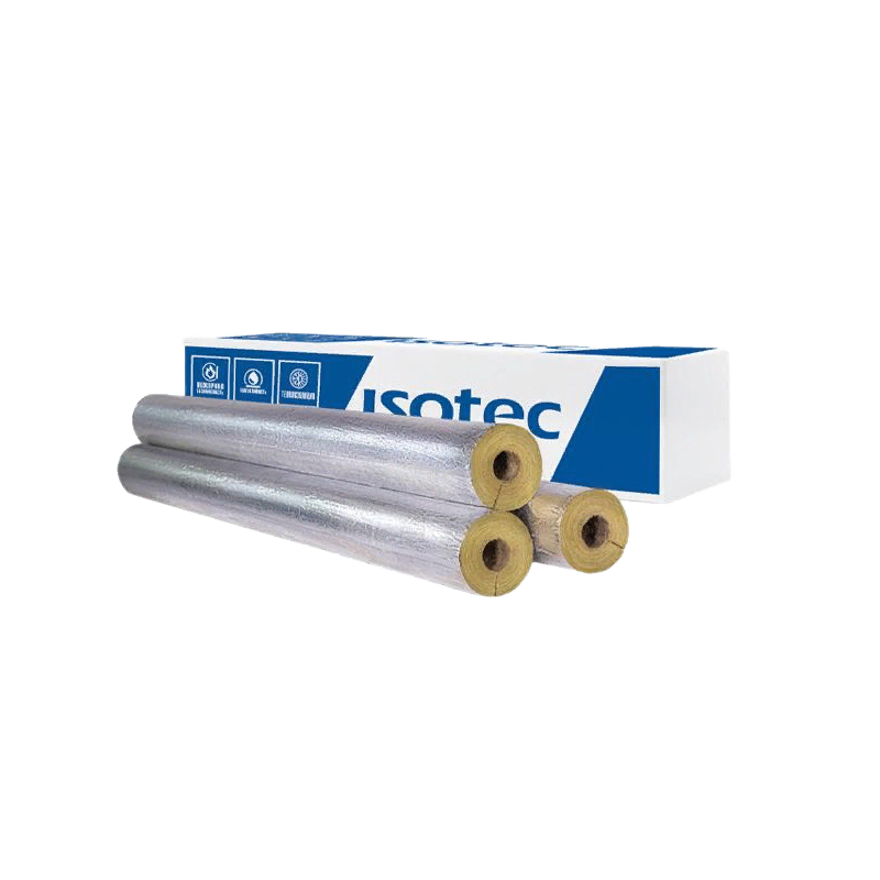 Негорючие фольгированные базальтовые цилиндры isotec section-al2 купить ...