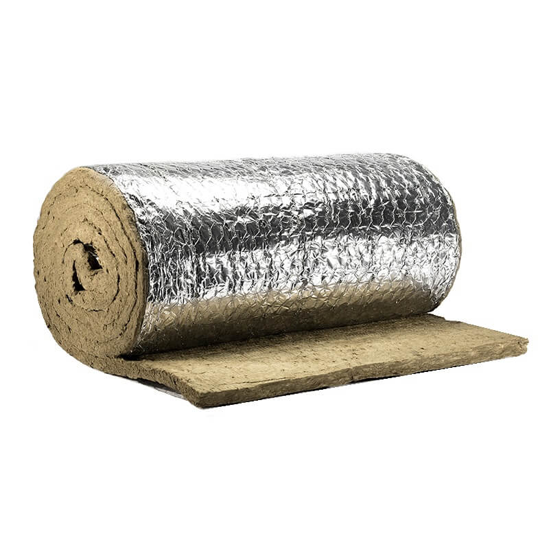 Фольгированный прошивной огнезащитный базальтовый мат isotec wired mat ...