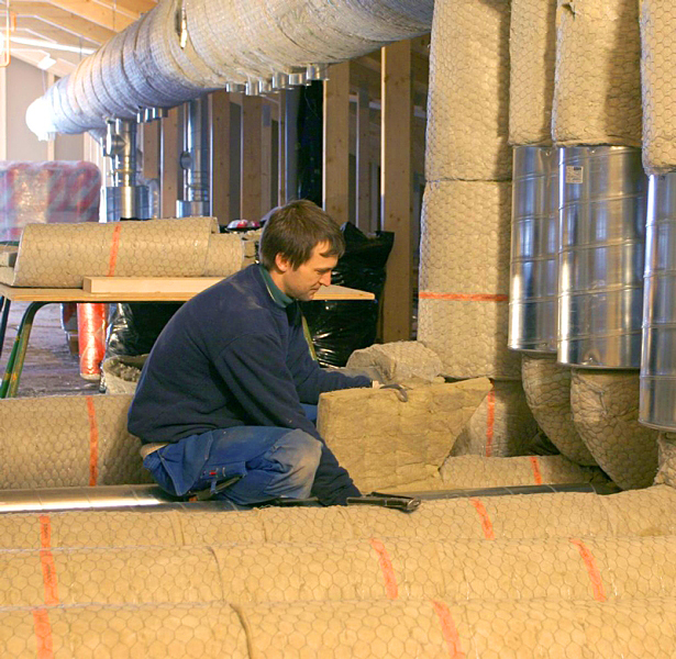 Прошивной огнезащитный базальтовый мат rockwool wired mat 80 купить в ...