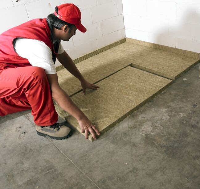 Шумопоглощающая базальтовая плита для пола rockwool флор баттс и купить ...
