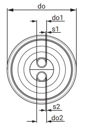Труба USYSTEMS Thermo Twin теплоизолированная PE-Xa с EVOH слоем в кожухе